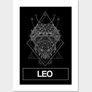 Leo Zodiac Constellation Posters and Art